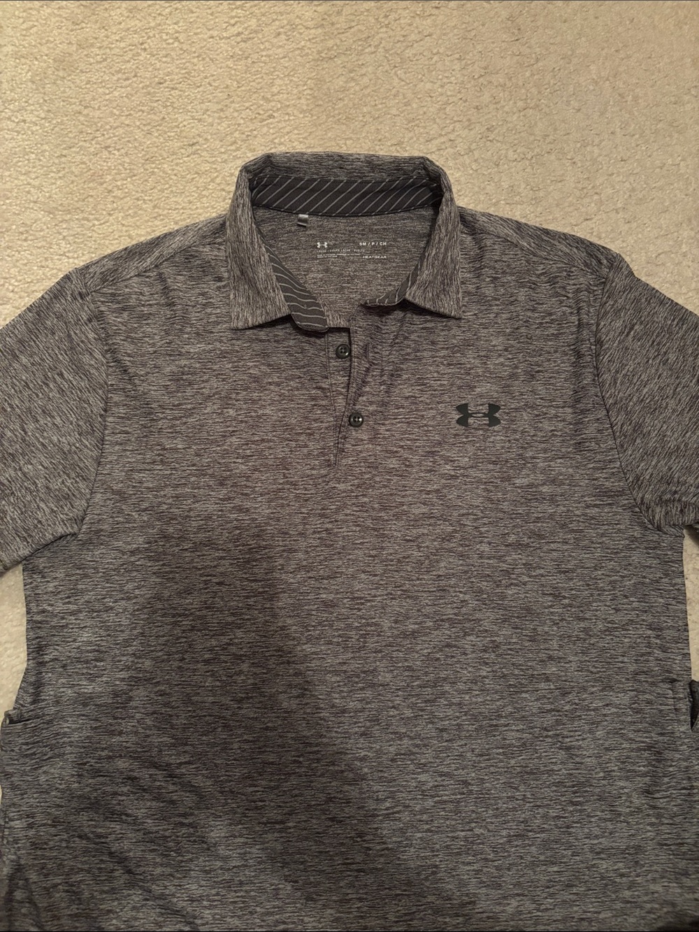 Under Armour Men’s Charcoal Heather Performance Polo